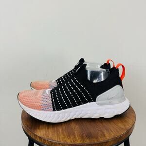 Nike React Phantom Run Flyknit 2 Black And Orange Men’s Size 10